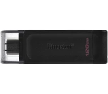 Купить - флешку  Флэш-память USB Kingston DT 70 128GB Type-C (DT70/128GB)