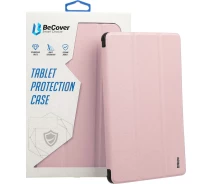Купить - чехол  Чехол-книга Soft Edge TPU BeCover с креплением для стилуса для Xiaomi Redmi Pad SE 8.7" Pink (712570)