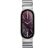 Купить - аксессуар к смарт-чсасам  Ремешок Xiaomi к Band 10 Asymmetrical Metal Strap Серебряный BHR07YHGL