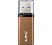 Купить - флешку  Флеш-память USB Apacer AH25C 64GB Bronze Brown USB 3.2 (AP64GAH25CJ-1)