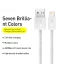 Фото № 2 Кабель Baseus USB to Lightning 2.4A 1m (CALD000402) белый