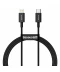 Фото № 1 Кабель Baseus Type-C to Lightning PD 20W 1m (CATLYS-A01) черный