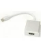 Фото № 1  -переходник PowerPlant HDMI female - USB Type-C, 0.15м