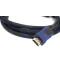 Фото № 2 Кабель PowerPlant HDMI - HDMI, 2м, позолоченные коннекторы, 1.4V, Nylon, Double ferrites