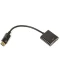 Фото № 2  -переходник PowerPlant HDMI - DisplayPort, 0.15м, черный