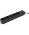 Фото № 2 Сетевой фильтр Maxxter SPM5-G-10B 3 м, 5 розеток Black