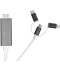 Фото № 1 Кабель PowerPlant HDMI (M) - Lightning, Type-C, mirco USB, 1 м (CA911912)