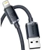 Фото № 2 Кабель Baseus USB to Lightning 2.4A 1.2m (CAJY000001) черный