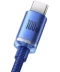 Фото № 3 Кабель Baseus USB to Type-C 100W 6A 2m (CAJY000503) синий