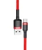 Фото № 2 Кабель Baseus USB to Micro 2.4A 1m (CAMKLF-B09) Red/Red