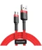Фото № 1 Кабель USB to Micro 2m 1.5A (CAMKLF-C09) красный