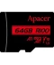 Фото № 3 Карта памяти Apacer microSDXC UHS-I 64GB R100 V10 A1 + SD adapter (AP64GMCSX10UB-R)