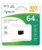 Фото № 1 Карта памяти Apacer microSDXC UHS-I 64GB R100 V10 A1 (AP64GMCSX10UB-RA)