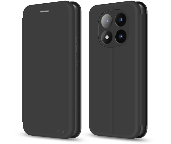Фото - чохол для смартфону Чохол-книжка MAKE Flip Black (MCP-XRN14PP) для Xiaomi Redmi Note 14 Pro+