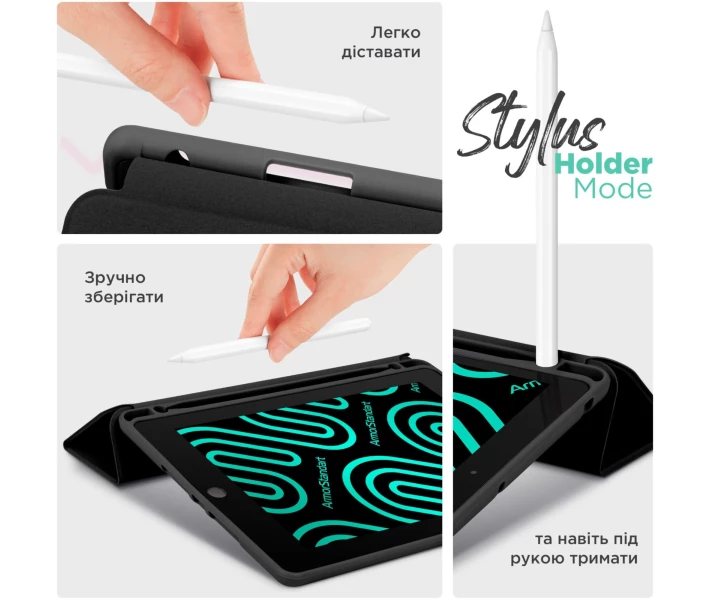 Фото - чохол для планшета Чохол ArmorStandart Smart Fold Pen для Xiaomi Redmi Pad 2 Black (ARM86105)