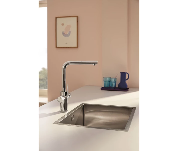 Фото - смеситель Змішувач для кухні Grohe Blue Pure Minta, хром (30601000)