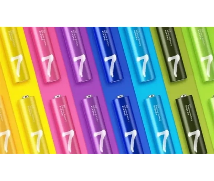 Фото - батарейку та аккумулятор Батарейка ZMI Rainbow AAA Alkaline (AA740) 40шт/бл