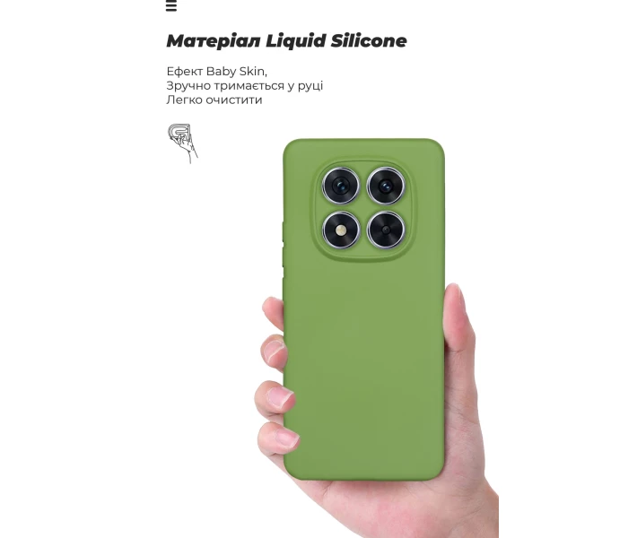 Фото - чохол для смартфону Чохол ArmorStandart ICON Camera cover Green (ARM79829) для Xiaomi Redmi Note 14 Pro 4G / Note 14 Pro 5G