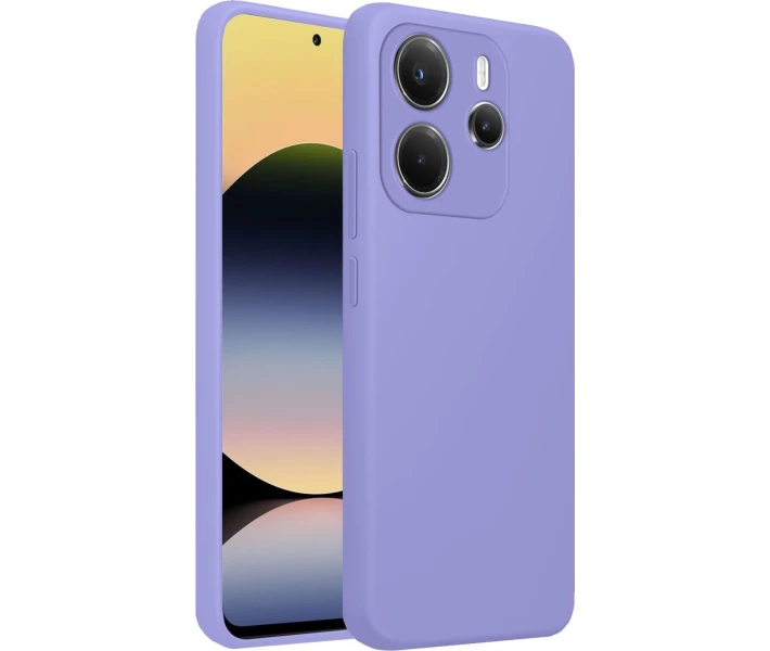 Фото - чохол для смартфону Чохол MAKE Silicone Mist Purple (MCL-XRN144GMP) для Xiaomi Redmi Note 14 4G