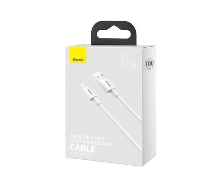 Фото - кабель та перехідник Кабель Baseus USB-Type-C 66W 2m (CATYS-A02) білий