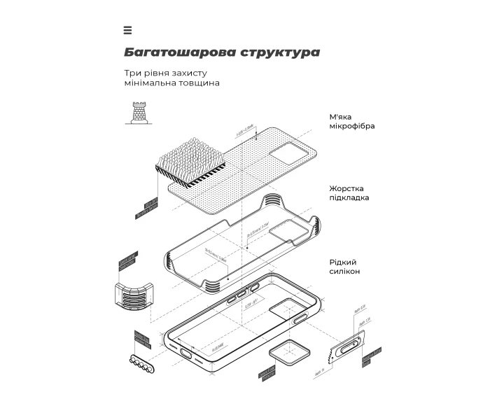 Фото - чохол для смартфону Чохол ArmorStandart ArmorStandart ICON Camera cover Lavender (ARM82011) для Xiaomi Redmi Note 14S 4G
