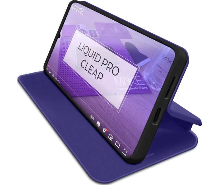 Фото - чохол для смартфону Чохол MAKE Flip Purple (MCP-XRN144GPL) для Xiaomi Redmi Note 14 4G