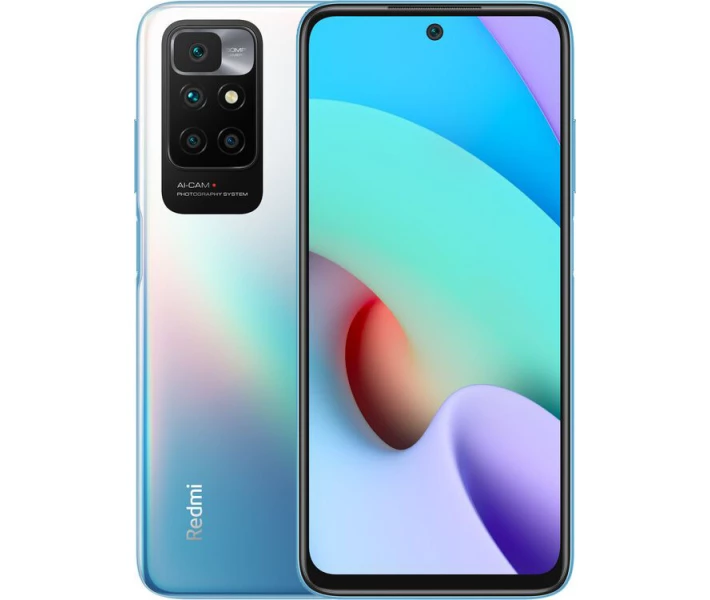 Фото - мобільний телефон і смартфон Xiaomi Redmi 10 4/128GB Blue(21061119DG)