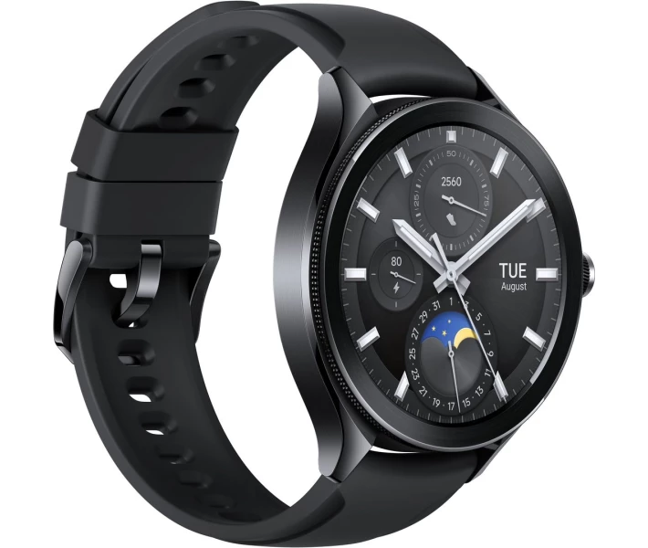 Фото - смарт-годинник Xiaomi Watch 2 Pro 4G LTE Black Case with Black Fluororubber Strap (BHR7208GL)