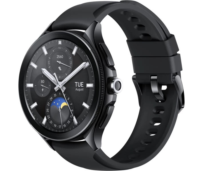 Фото - смарт-годинник Xiaomi Watch 2 Pro 4G LTE Black Case with Black Fluororubber Strap (BHR7208GL)