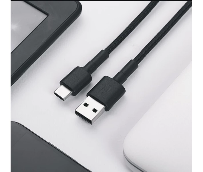 Фото - кабель та перехідник Кабель Xiaomi Mi Type-C Braide Cable (SJV4109GL)Black