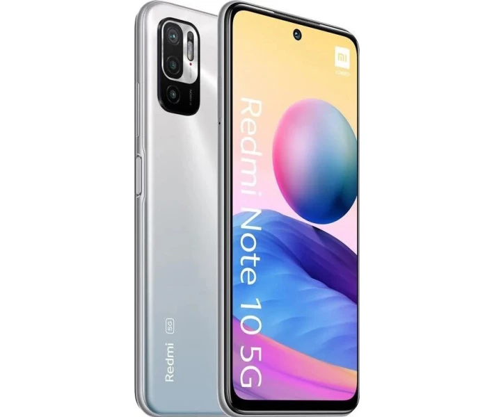 Фото - мобільний телефон і смартфон Xiaomi Redmi Note 10 5G 6/128GB Chrome Silver(MZB08ZNEU)