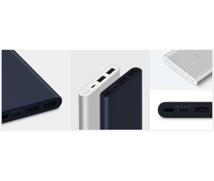 Фото - універсальну мобільну батарею Power Bank Xiaomi Mi Powerbank 2S 10000mAh VXN4228CN срібний