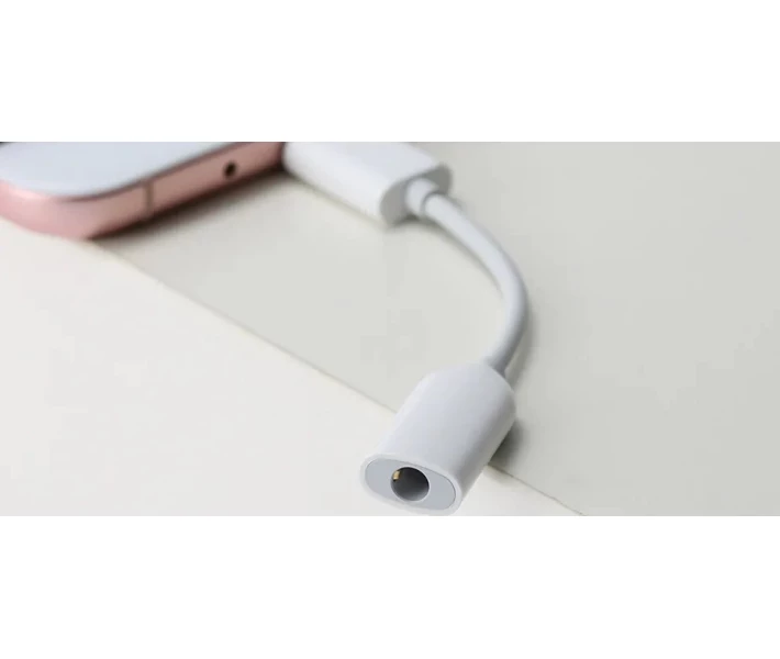 Фото - кабель та перехідник Адаптер Xiaomi Mi Type-C/AUX 3,5мм White