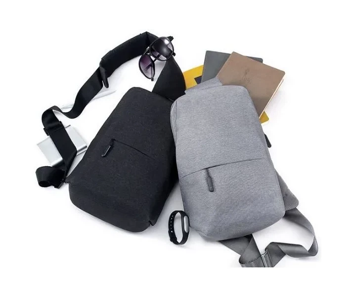 Фото - рюкзак Рюкзак Xiaomi Mi City Sling Bag (Light Grey)