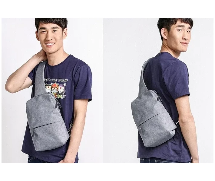 Фото - рюкзак Рюкзак Xiaomi Mi City Sling Bag (Light Grey)