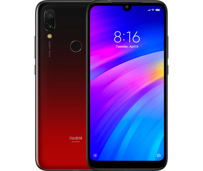 Фото - мобільний телефон і смартфон Xiaomi Redmi 7 2/16GB Lunar Red