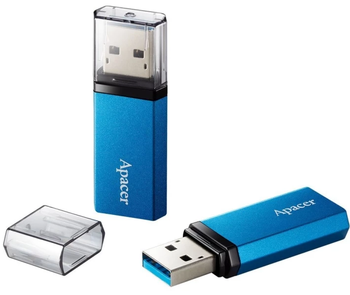 Фото - флешку Флеш-пам'ять USB Apacer AH25C 256GB Blue USB3.2 (AP256GAH25CU-1)