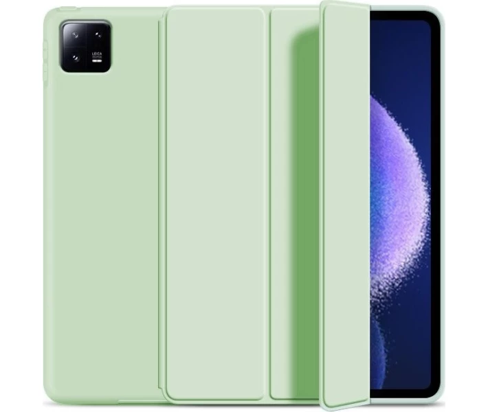 Фото - чохол для планшета Чохол-книжка Tri Fold Soft TPU Silicone BeCover для Xiaomi Mi Pad 6 / 6 Pro 11" Green (709671)