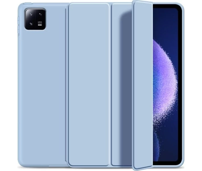 Фото - чохол для планшета Чохол-книжка Tri Fold Soft TPU Silicone BeCover для Xiaomi Mi Pad 6 / 6 Pro 11" Light Blue (709673)