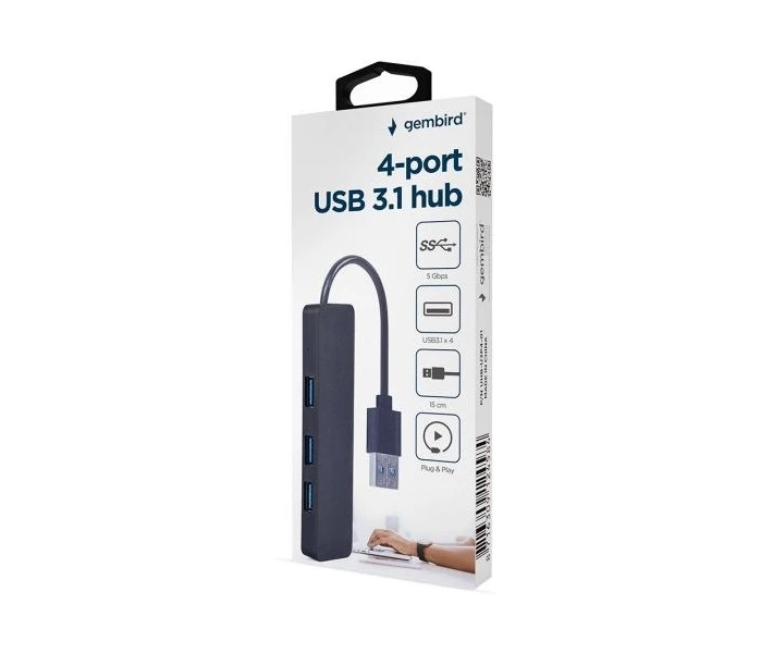 Фото - кардрідер Концентратор USB Gembird UHB-U3P4-04
