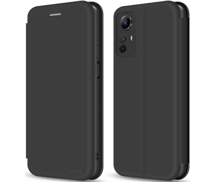 Фото - чохол для смартфону Чохол MAKE Flip Black для Xiaomi Redmi Note 12S