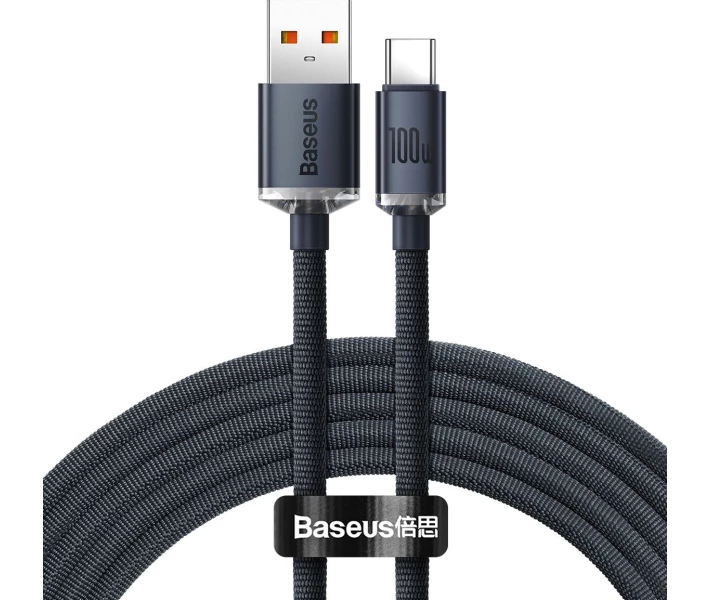 Фото - кабель та перехідник Кабель Baseus USB to Type-C 100W 2m (CAJY000501) чорний