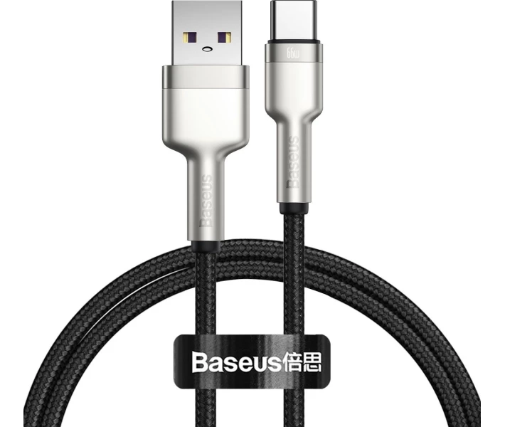 Фото - кабель та перехідник Кабель Baseus USB to Type-C 66W 1m (CAKF000101) чорний