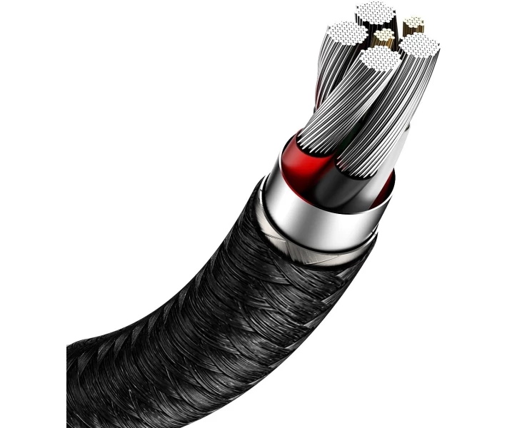 Фото - кабель та перехідник Кабель Baseus USB to Type-C 66W 1m (CAKF000101) чорний