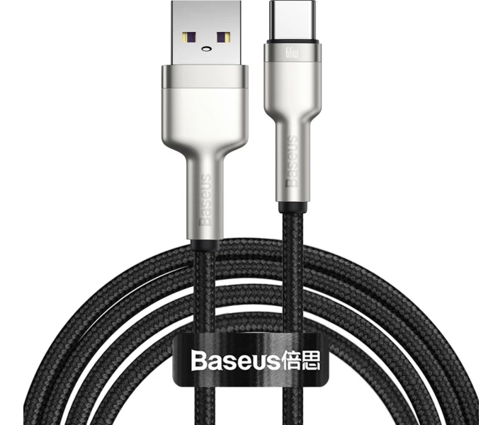 Фото - кабель та перехідник Кабель Baseus USB to Type-C 66W 2m (CAKF000201) чорний