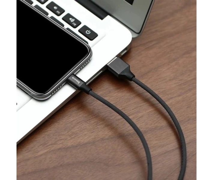Фото - кабель та перехідник Кабель Baseus USB to Lightning 1.2m (CALYW-01) чорний