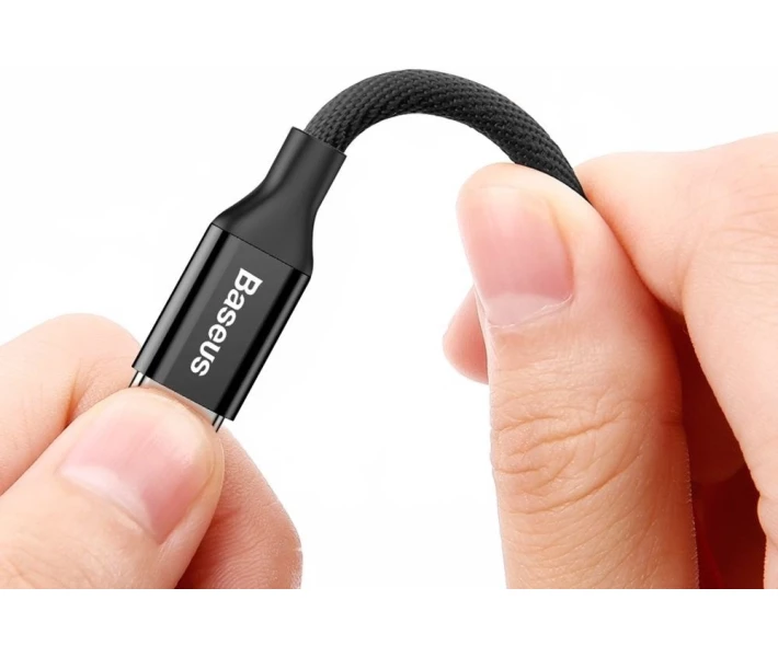 Фото - кабель та перехідник Кабель Baseus USB to Lightning 1.8m (CALYW-A01) чорний
