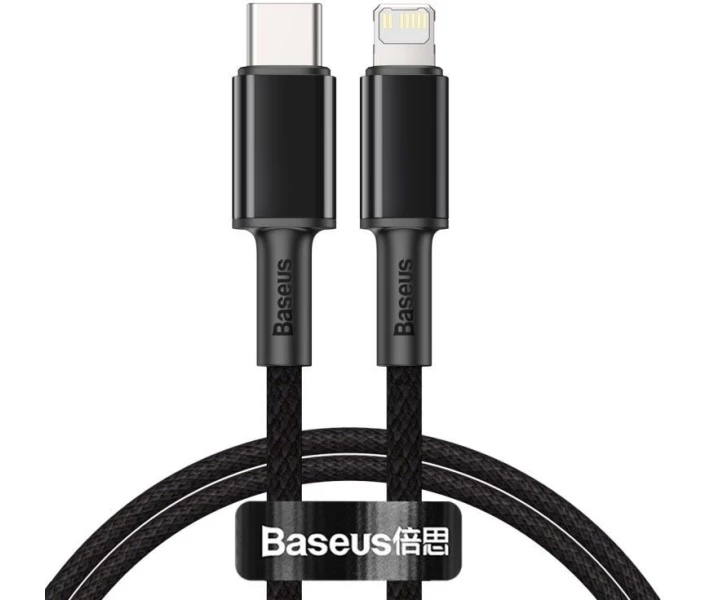 Фото - кабель та перехідник Кабель Baseus Type-C to Lightning PD 20W 1m (CATLGD-01) чорн