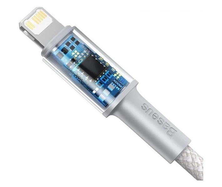 Фото - кабель та перехідник Кабель Baseus Type-C to Lightning PD 20W 1m (CATLGD-02) біл