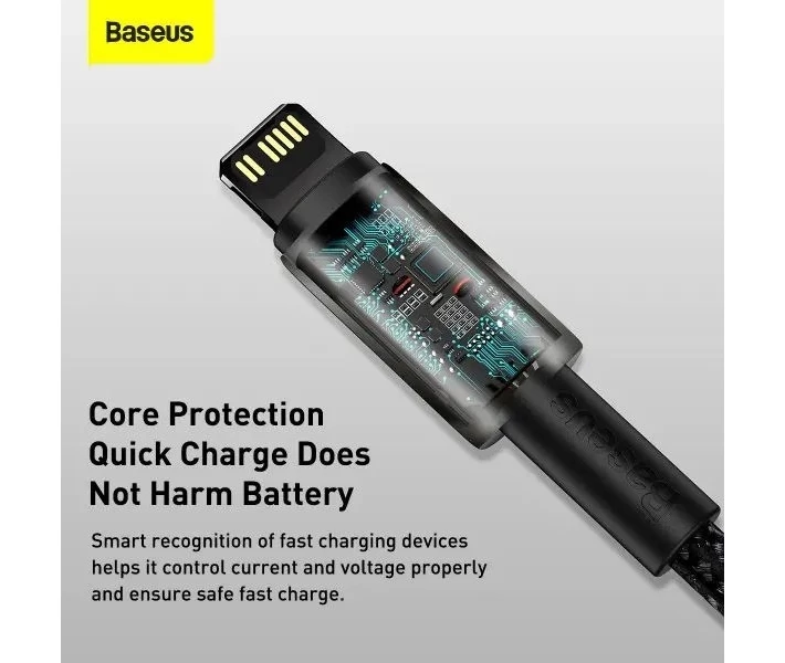 Фото - кабель та перехідник Кабель Baseus Type-C to Lightning PD 20W 1m (CATLWJ-01)чорн